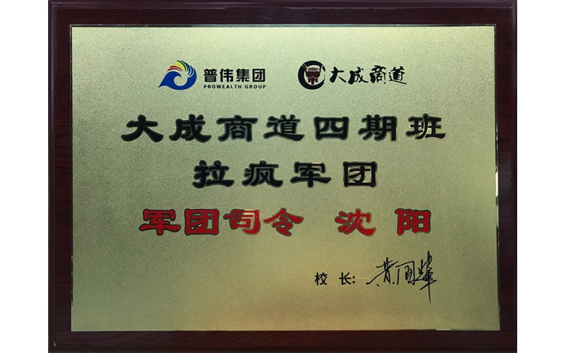 大成商道四期班拉瘋軍團(tuán)-軍團(tuán)司令